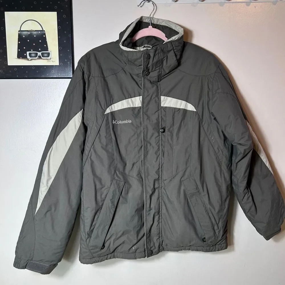 Columbia Men's Charcoal and Cream Performance Jacket